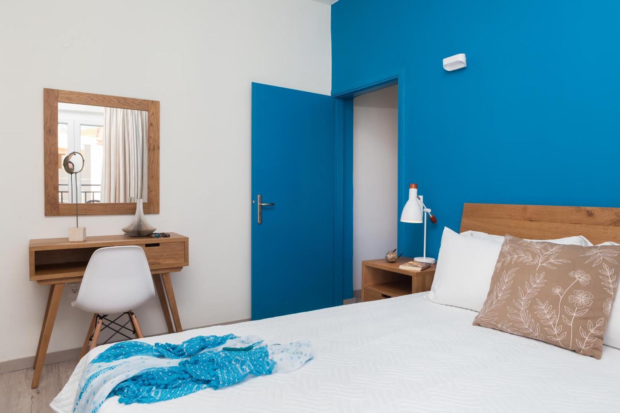 Anemi Blue Apt, Suitable Up To 4, Near The Beach! Rethymno  Екстер'єр фото